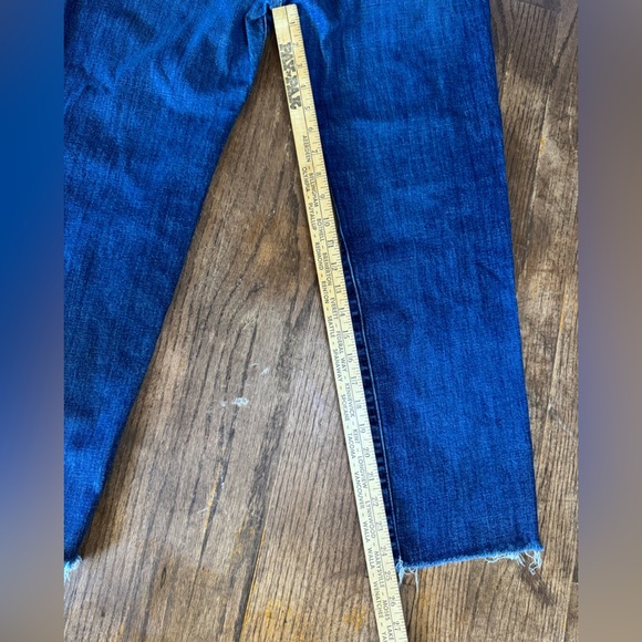 MOTHER The Scrapper Cuff Ankle Fray Jeans – Size 29 - Picture 8 of 11